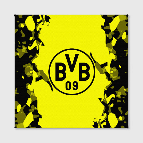 Картина квадратная FC Borussia Dortmund: Yellow & Black / 3D-принт – фото 2