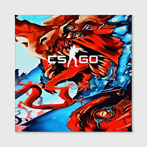Картина квадратная CS:GO Beast Rage / 3D-принт – фото 2