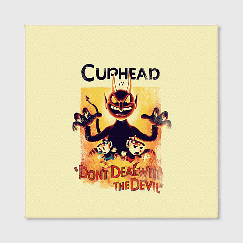 Картина квадратная Cuphead: Magic of the Devil / 3D-принт – фото 2