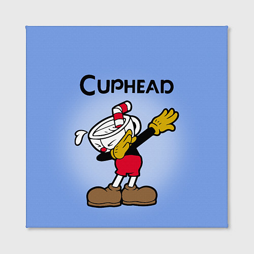 Картина квадратная Cuphead Dab / 3D-принт – фото 2