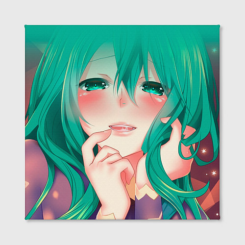 Картина квадратная Miku Ahegao / 3D-принт – фото 2