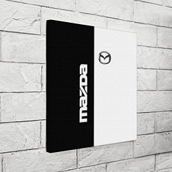 Холст квадратный Mazda B&W, цвет: 3D-принт — фото 2