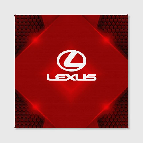 Картина квадратная Lexus: Red Light / 3D-принт – фото 2