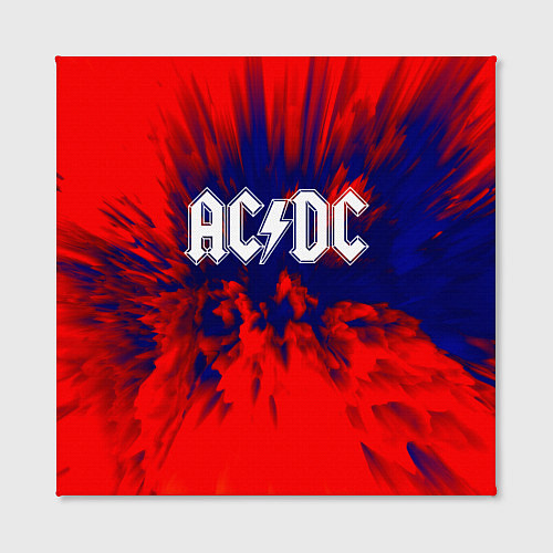 Картина квадратная AC/DC: Red & Blue / 3D-принт – фото 2