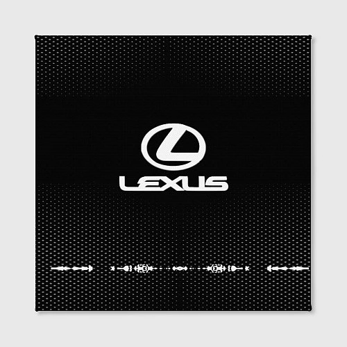 Картина квадратная Lexus: Black Abstract / 3D-принт – фото 2