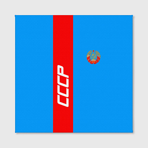 Картина квадратная СССР: Blue Collection / 3D-принт – фото 2
