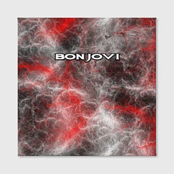 Холст квадратный Bon Jovi, цвет: 3D-принт — фото 2