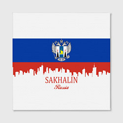 Холст квадратный Sakhalin: Russia, цвет: 3D-принт — фото 2
