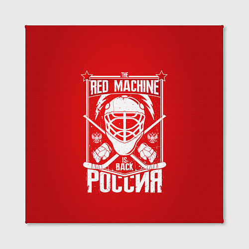 Картина квадратная Red machine is back / 3D-принт – фото 2