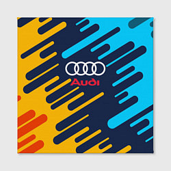 Холст квадратный Audi: Colour Sport, цвет: 3D-принт — фото 2