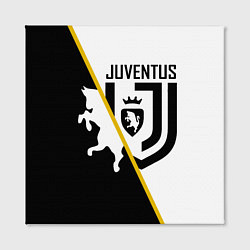 Холст квадратный FC Juventus: Football Point, цвет: 3D-принт — фото 2