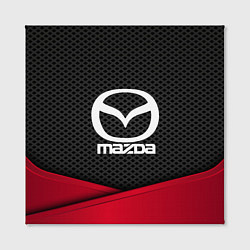 Холст квадратный Mazda: Grey Carbon, цвет: 3D-принт — фото 2
