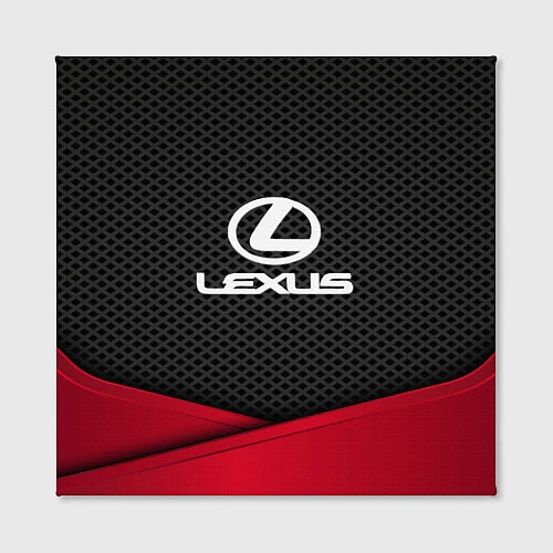 Картина квадратная Lexus: Grey Carbon / 3D-принт – фото 2