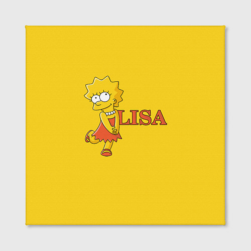 Картина квадратная Lisa Simpson / 3D-принт – фото 2