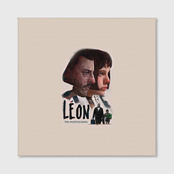 Холст квадратный Leon, цвет: 3D-принт — фото 2