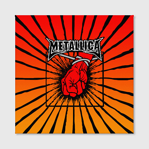 Картина квадратная Metallica Fist / 3D-принт – фото 2