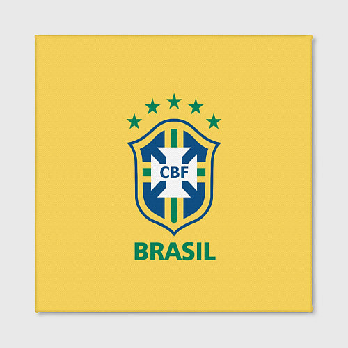 Картина квадратная Brazil Team / 3D-принт – фото 2