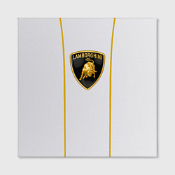 Холст квадратный Lamborghini SPORT, цвет: 3D-принт — фото 2