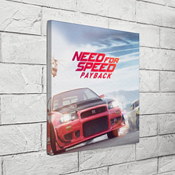Холст квадратный Need for Speed: Payback, цвет: 3D-принт — фото 2