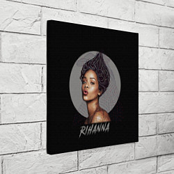 Холст квадратный Rihanna, цвет: 3D-принт — фото 2