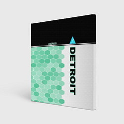 Холст квадратный Detroit: Android, цвет: 3D-принт