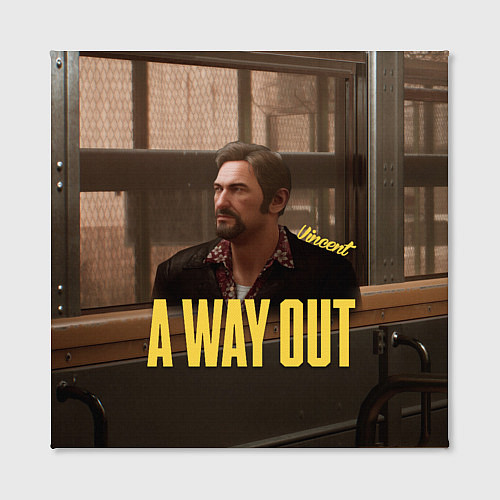 Картина квадратная Vincent: A Way Out / 3D-принт – фото 2