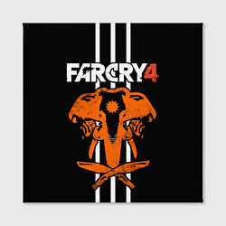 Холст квадратный Far Cry 4: Orange Elephant, цвет: 3D-принт — фото 2
