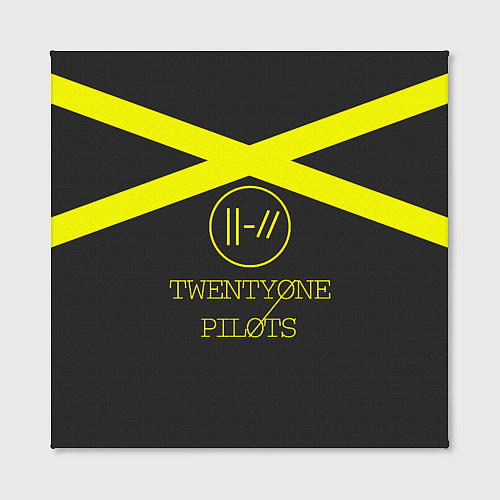 Картина квадратная Twenty One Pilots: Yellow Lines / 3D-принт – фото 2