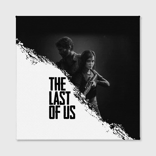Картина квадратная The Last of Us: White & Black / 3D-принт – фото 2