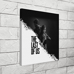 Холст квадратный The Last of Us: White & Black, цвет: 3D-принт — фото 2