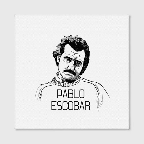 Картина квадратная Pablo Escobar / 3D-принт – фото 2