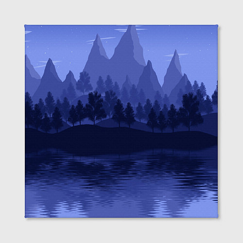 Картина квадратная Firewatch Mountains / 3D-принт – фото 2