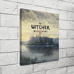 Холст квадратный The Witcher 3: Wild Hunt, цвет: 3D-принт — фото 2