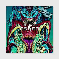 Холст квадратный CS:GO Beast Rage, цвет: 3D-принт — фото 2
