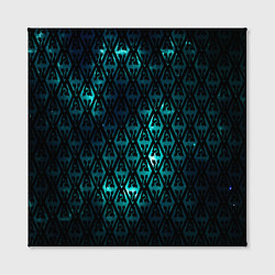Холст квадратный TES: Blue Pattern, цвет: 3D-принт — фото 2