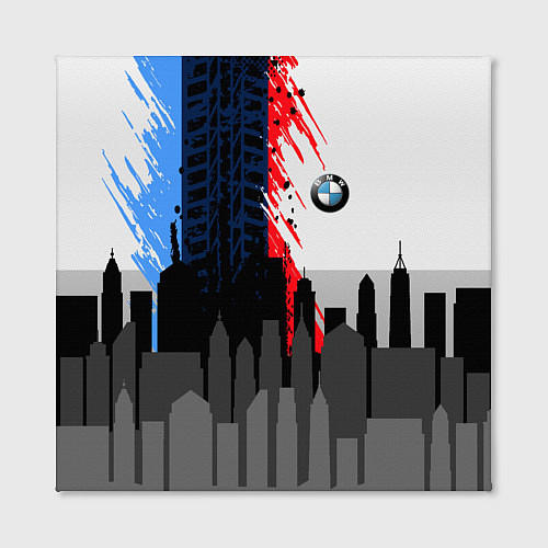 Картина квадратная BMW: Speed City / 3D-принт – фото 2