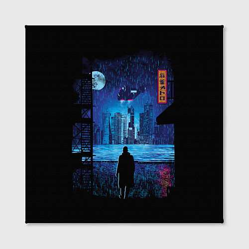 Картина квадратная Blade Runner: Dark Night / 3D-принт – фото 2