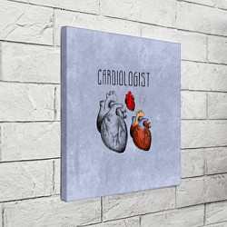 Холст квадратный Cardiologist, цвет: 3D-принт — фото 2