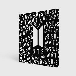 Картина квадратная BTS: Black Style