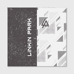 Холст квадратный Linkin Park: Grey Form, цвет: 3D-принт — фото 2