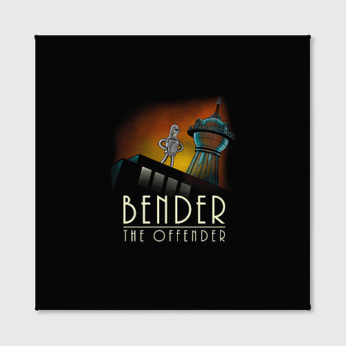 Картина квадратная Bender The Offender / 3D-принт – фото 2