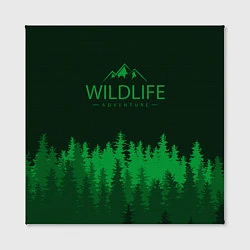 Холст квадратный Wildlife Adventure, цвет: 3D-принт — фото 2