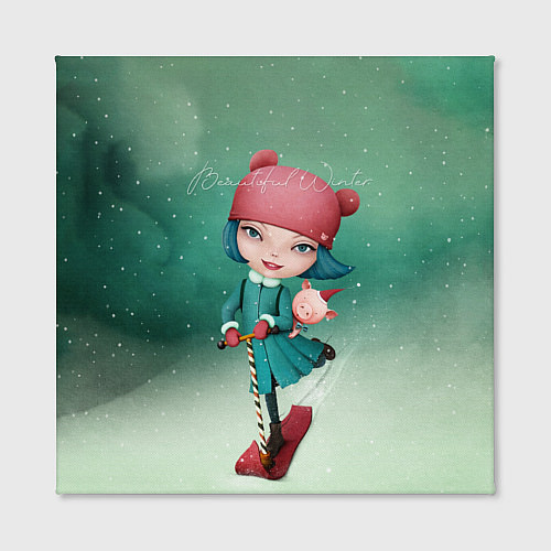 Картина квадратная Beautiful Winter / 3D-принт – фото 2