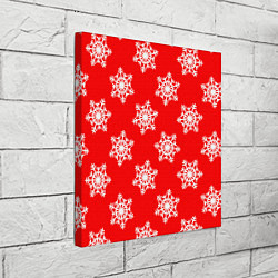 Холст квадратный Красный снег, цвет: 3D-принт — фото 2