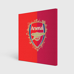 Холст квадратный FC Arsenal - emblem, цвет: 3D-принт