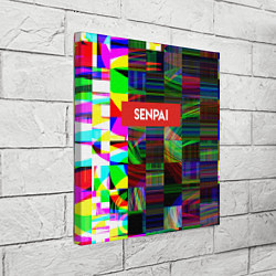 Холст квадратный SENPAI TV, цвет: 3D-принт — фото 2