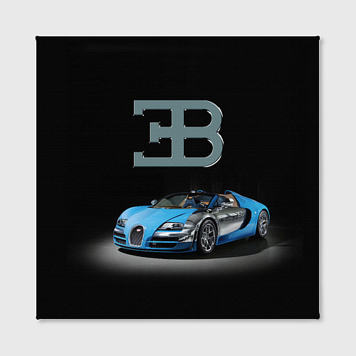 Картина квадратная Bugatti - motorsport extreme / 3D-принт – фото 2