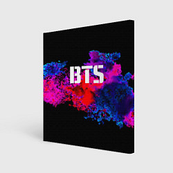 Холст квадратный BTS: Colors Explode, цвет: 3D-принт