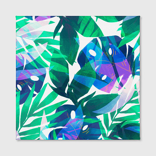 Картина квадратная Зеленые тропики / 3D-принт – фото 2