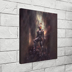 Холст квадратный Goblin Slayer darkness knight, цвет: 3D-принт — фото 2